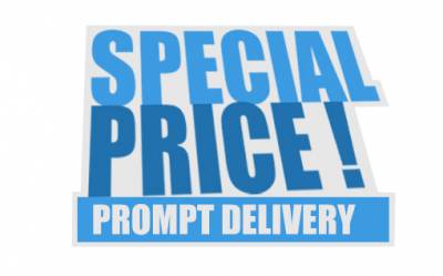 Prompt delivery equipment at SPECIAL PRICE